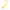 Yellow plastic slotted scoop for small pet enclosures, dimensions 28x6.5cm.