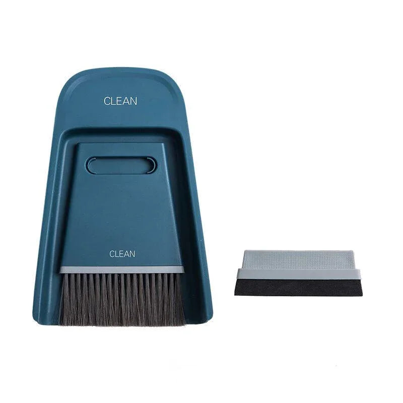 2-in-1 Wet & Dry Pet Cage Cleaning Set — Dual Brush Head Dustpan Kit for Rabbits, Guinea Pigs & Small Mammals - Lumopetshop