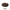 Porous brown reptile terrarium bowl, 10.5cm diameter, 4cm height, Model C, 70ml capacity